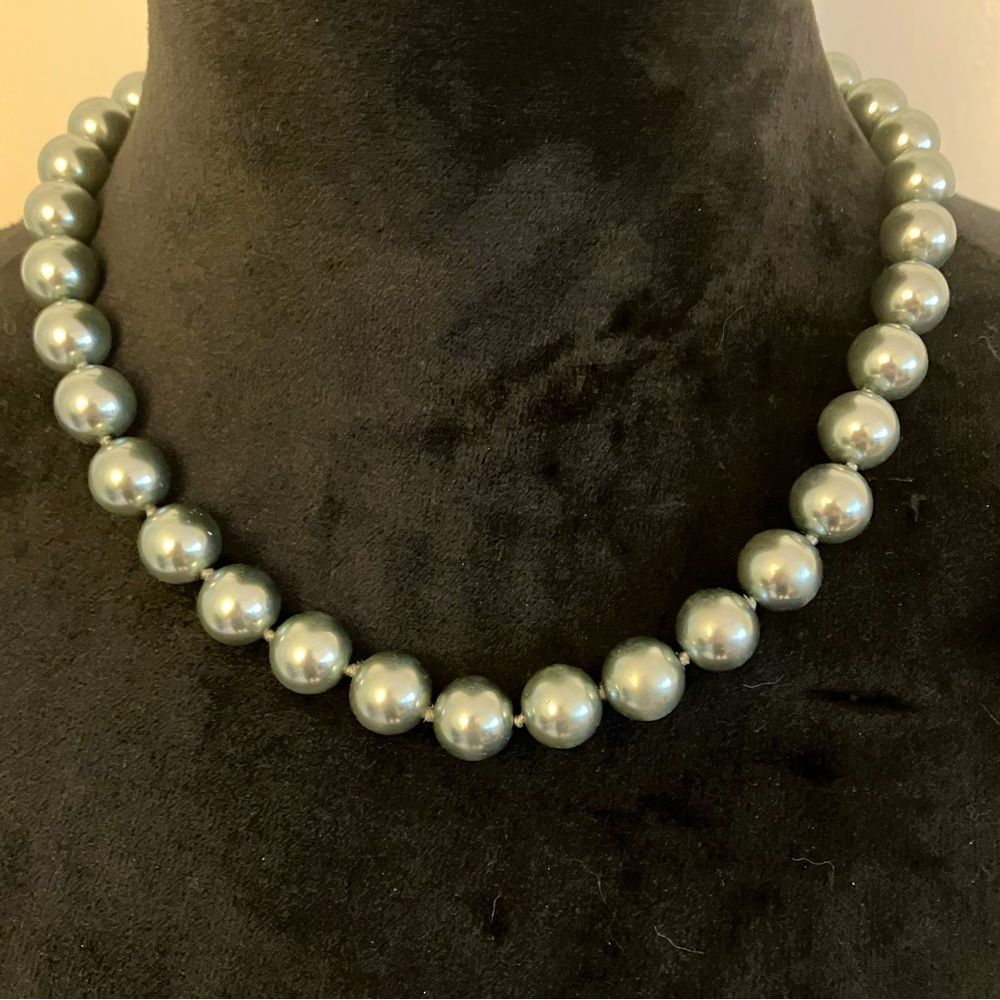Blue pearl necklace from Talbot’s